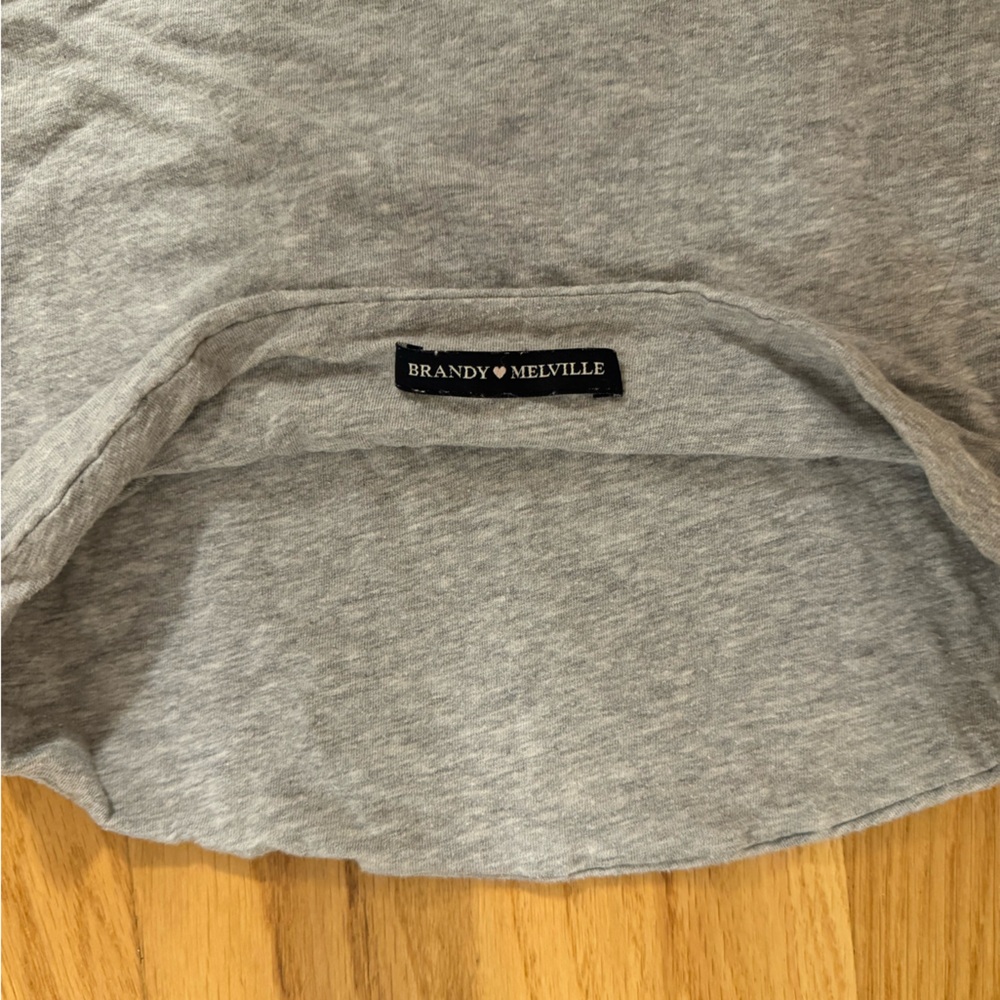 EUC Brandy Melville Grey Tube Top - Picture 3 of 5